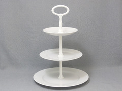 Этажерка трехъярусная Saphyr 2500000- без декора 25см