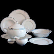 Столовый сервиз Opal Голубые пластинки 6/27