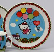 Тарелка плоская Cairo Hello Kitty 21см - в интернет-магазине Мир посуды Тарелка плоская Cairo Hello Kitty 21см - Мир посуды