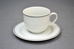 Набор кофейных чашек Opal Серые пластинки 165мл