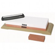 Точильный двойной камень №3000/8000 18*6*2,7 см 36053