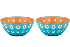 Набір піал Le Murrine Оранжево-бірюзовий 12см 279412145