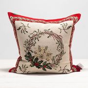Наволочка гобеленова Вінок омели 45см DolceNLCojin2-45x45DAC