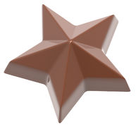 Форма для шоколада Звезда 42,50x44,50x17,50мм 1862 CW
