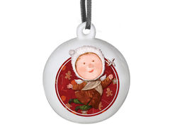 Ялинкова іграшка Я чарівний янгол 10см 924-470