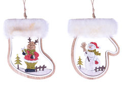 Ялинкова іграшка 15х12см 801-077 - в інтернет-магазині Світ посуду Ялинкова іграшка 15х12см 801-077 - Світ посуду