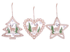 Ёлочная игрушка 15см 801-087