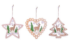 Ёлочная игрушка 11см 801-089