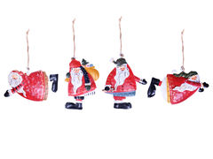 Ёлочная игрушка 10х7см 801-129