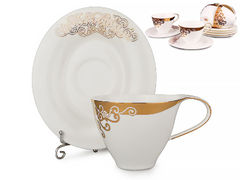 Набор чашек для чая с блюдцами Узор 6/12 586-030
