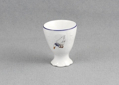 Подставка для яиц Bernadotte Гуси голубой кант голубой кант 5см