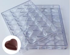 Форма для шоколада Сердце 3,3х3,3х1,1см 2175 CW