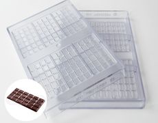 Форма для шоколада Плитка классическая 10х5х0,5см 2017 CW