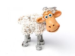 Фігурка декоративна Овечка 7х3х6см 450-419