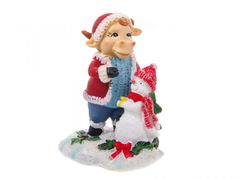 Фігурка декоративна Бичок 8х6,5х9см 919-353 - в інтернет-магазині Світ посуду Фігурка декоративна Бичок 8х6,5х9см 919-353 - Світ посуду