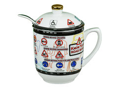 Кружка заварочная Флаги 300мл 985-039