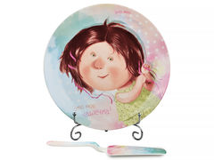 Тортівниця з лопаткою Дівочі таємниці 24см 924-066