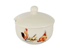 Цукорниця з кришкою Пташина ферма 370мл 910-129