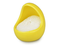 Тримач для мочалки жовта 10см 940-038