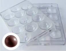 Форма для шоколада Полусфера 5х2,5см 2251 CW - в интернет-магазине Мир посуды Форма для шоколада Полусфера 5х2,5см 2251 CW - Мир посуды