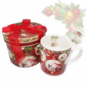Кружка с ложкой Christmas Time 350мл 348-7007