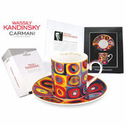 Чашка для чая с блюдцем В. Кандинский Цветной эскиз 250мл 046-0301