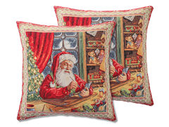 Наволочка с люрексом Новогодняя коллекция Аrtisan 45см 716-125