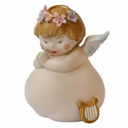 Статуэтка Ангелочек с лирой 11,5см 350-3037
