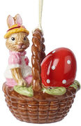 Подвеска пасхальная Bunny Tales Анна в корзинке 6см 1486626874