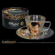 Чашка для кофе с блюдцем Г. Климт Поцелуй 100мл 841-5003