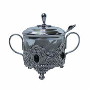 Сахарница с ложкой 12см 466-1331