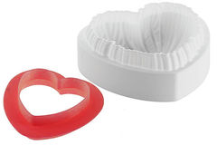 Форма для десертів+каттер Серце 182х173х68мм LOVELY 1200