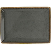 Тарілка десертна Seasons Dark grey 18х13см 04ALM002483