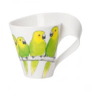 Кружка Newwave Caffe Animals of the World Braunwangensittich 300мл 1041569100