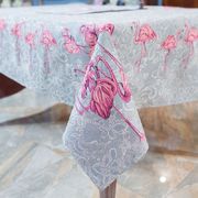 Скатерть с тефлоновым покрытием Фламинго 140х260см FlamingoTeMantel-140x260D