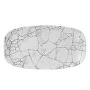 Блюдо прямоугольное Studio Prints Kintsugi Agate Grey 35,5х18,9см KTAGXO141