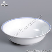 Салатник круглый Opal Голубые пластинки 25см