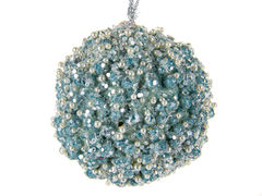 Ёлочная игрушка Новый год Шар 10см 66-161