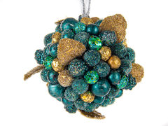 Ёлочная игрушка Новый год Шар 10см 66-170