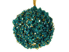 Ёлочная игрушка Новый год Шар 10см 66-173