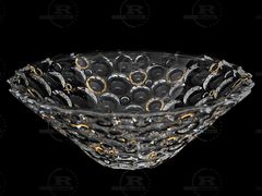 Фруктовница Lisboa Black and Gold 30см 69K29/0/81J50/300