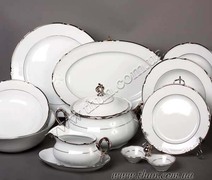 Столовый сервиз Constance Отводка платина 6/27 - в интернет-магазине Мир посуды Столовый сервиз Constance Отводка платина 6/27 - Мир посуды