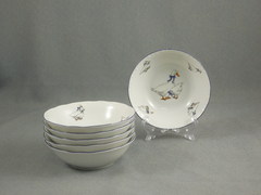 Набор салатников Constance Гуси 13см