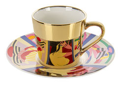 Чашка для чаю з блюдцем Арт 250мл 975-052 - в інтернет-магазині Світ посуду Чашка для чаю з блюдцем Арт 250мл 975-052 - Світ посуду