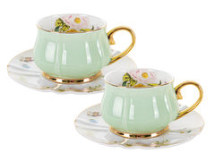 Набор чашек для чая с блюдцами 200мл 975-032