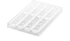 Форма для шоколад GOCCIA B 12x2,5х1,6см CH009