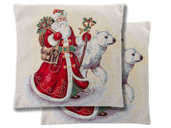 Наволочка з люрексом Snowing 45см 716-173