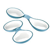 Блюдо для аппетайзеров Grace бело-голубой 35х22см 23650081