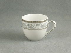 Набор чашек для кофе без блюдец Yvonne Платина 170мл