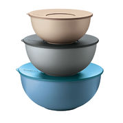 Набор мисок с крышками Kitchen Active Design ассорти 20/24/28см 29260152